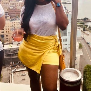 Yellow Skort! Perfect condition ONLY WORN ONCE